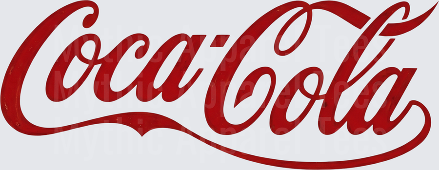Coke Classic Coca-Cola Red Cursive Script Logo