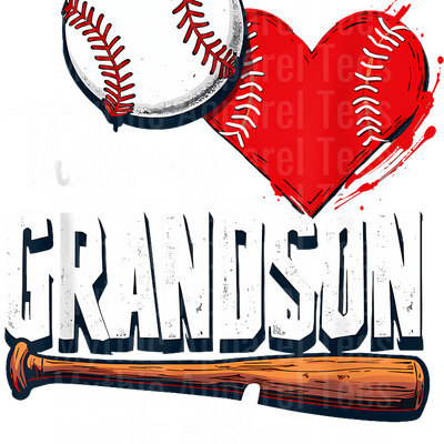 Grandma Grandpa Grandparents Baseball DTF Transfer