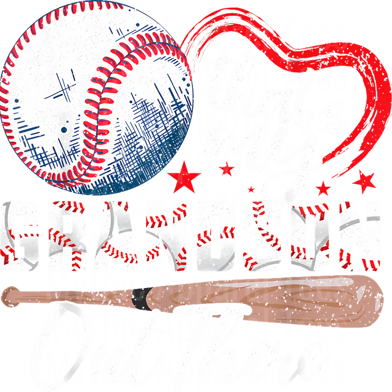 Grandma Grandpa Grandparents Baseball DTF Transfer