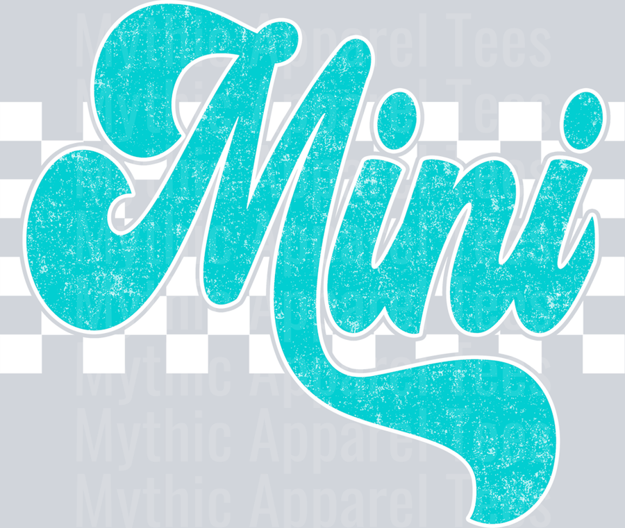 Blue Checkered Mini 2