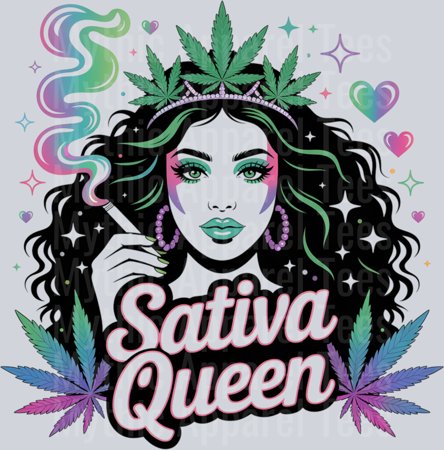 Sativa Queen Girly Weed Smoking Style
