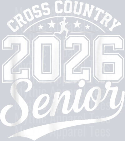Senior 2026 Cross Country Team Mom XC High School Graduation T-Shirt