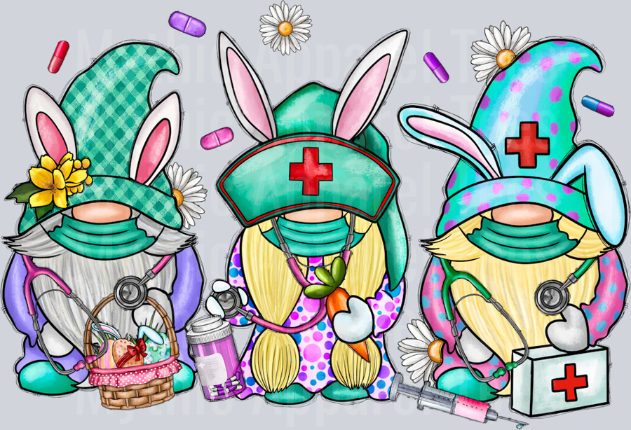 Easter Nurse Gnome