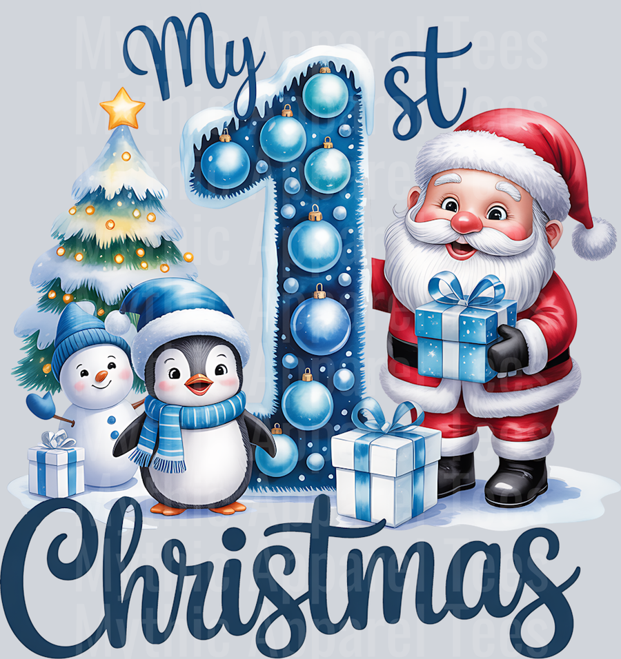 6 My First Christmas Blue