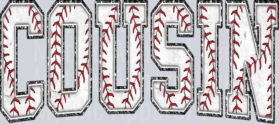 Baseball Cousin School Spirit & Sports