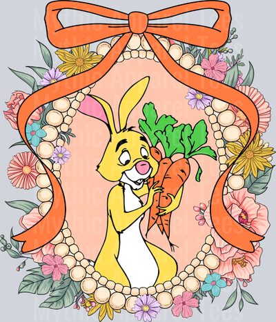 Rabbit Winnie The Pooh Mirror Bracelet frame DTF Disney Transfers