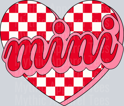 Mini Wavy Retro Funny Designs Valentines Day