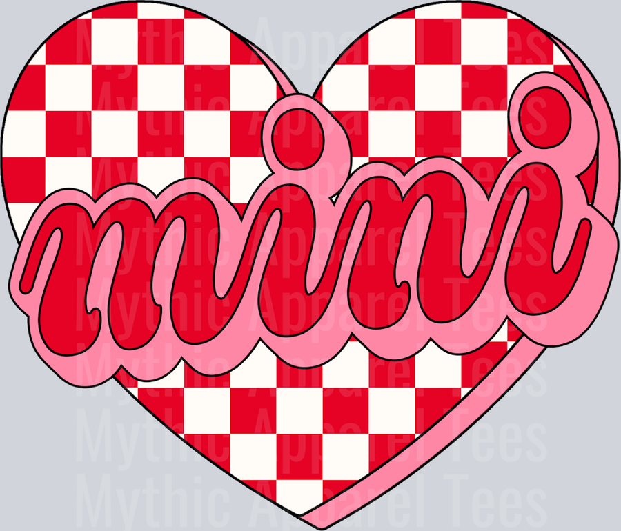 Mini Wavy Retro Funny Designs Valentines Day