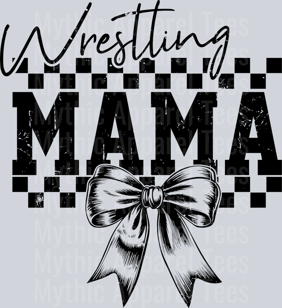 Wrestling Mama Checker DTF Wrestling Transfers