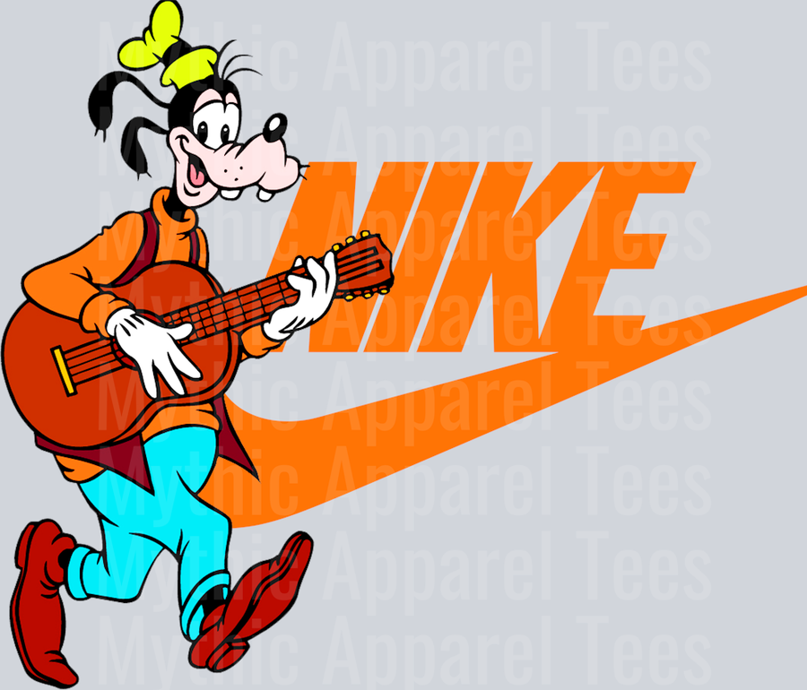 Goofy Disney JUST DO IT DTF Nike Transfers
