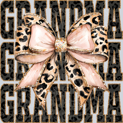 Leopard Bow Grandma