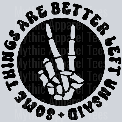 Some Things Are Better Left Unsaid Pocket