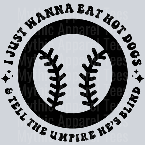 I Just Wanna Eat Hot Dogs Pocket Design