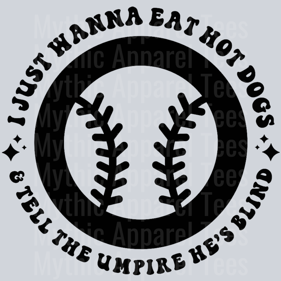 I Just Wanna Eat Hot Dogs Pocket Design