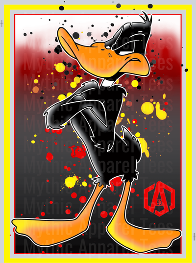 Daffy Duck Avengers DTF Looney Toons Transfers