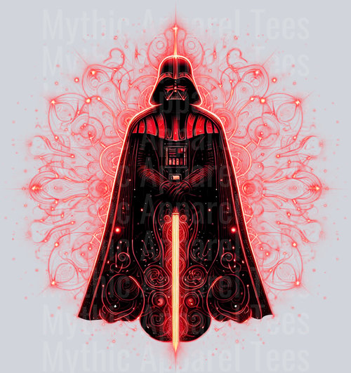 Darth Vader Red shoulders and Symbols DTF Star Wars Transfers