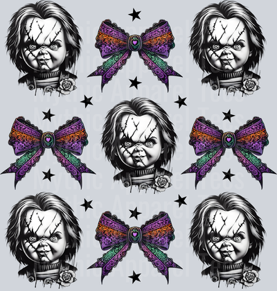 Chucky Doll Horror and bows