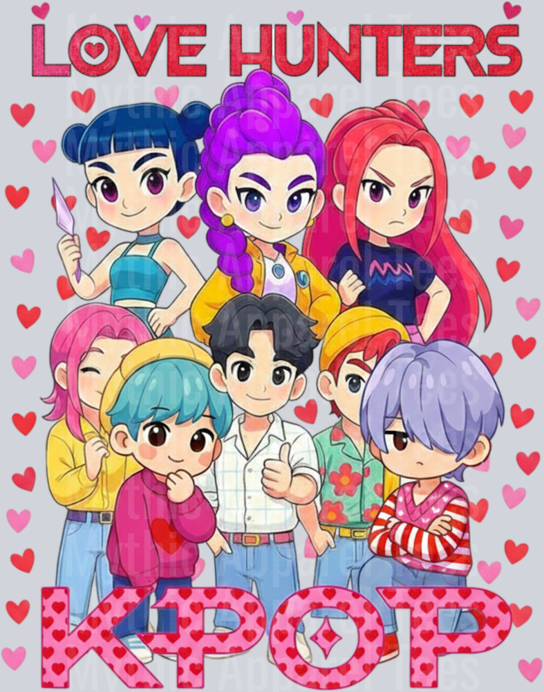 K-Pop Demon Hunters HUNTERX Valentines Day Transfers