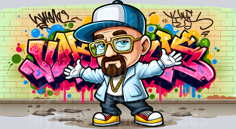 Breaking Bad 3 Graffiti DTF Pop Culture Transfers