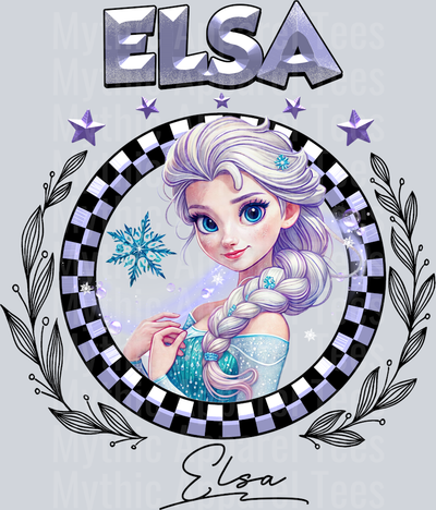Elsa Disney Classic Portrait with Signature Disney Princess