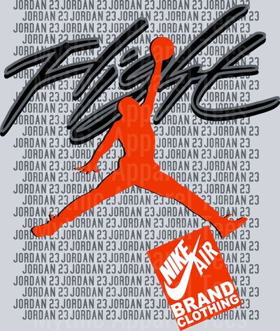 FLIGHT Tag Michael Jordan Chicago Bulls Jordans Nike DTF Michael Jordan Transfers