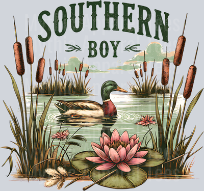 southern boy ducks Duck Flower DTF Southern Transfers