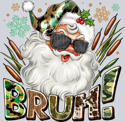 Bruh Santa Camo Country