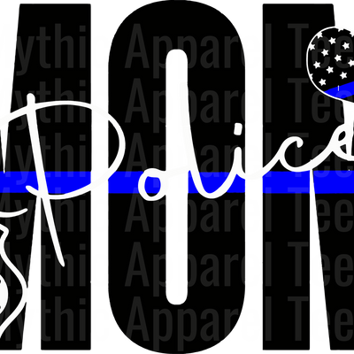 Police Officer Blue Line Back The Blue Transfers