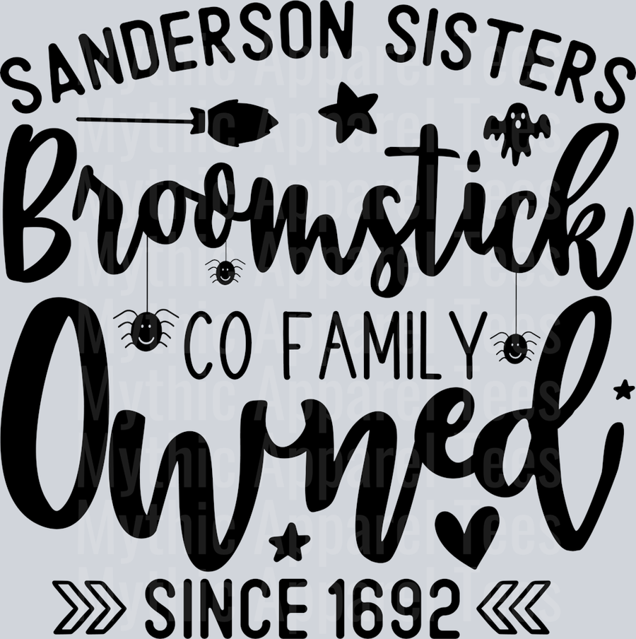 Sanderson Sisters Broomstick Co Family 0wned Since 1692-01
