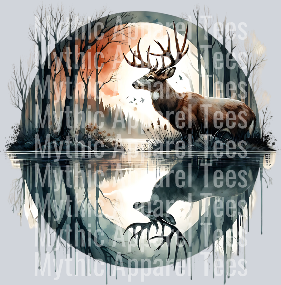 Hunter Deer Reflection - Hunter Transfer