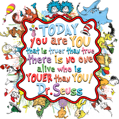 Dr Suess DTF Transfer