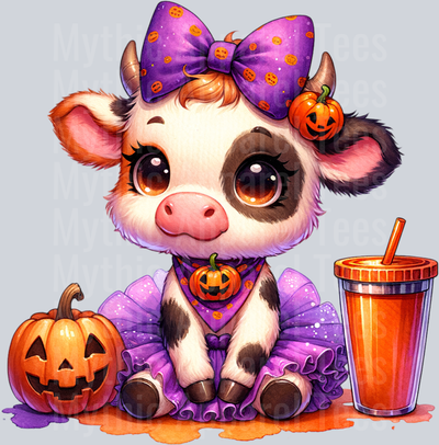 Spooky Highland Cow