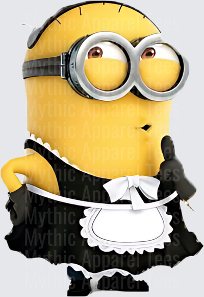 Minnions Two-Eyed Minion in French Maid Costume with Apron