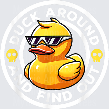 Jeep Ducks Cool Rubber Duck Sunglasses Skull Badge Design