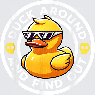 Jeep Ducks Cool Rubber Duck Sunglasses Skull Badge Design