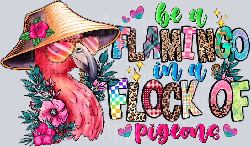 Be a Flamingo In A Flock Of Pigeons