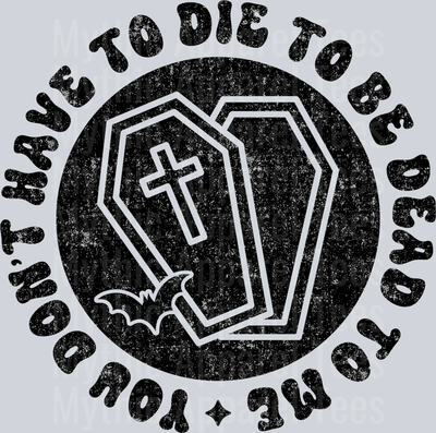 Distressed You Dont Have To Die Pocket