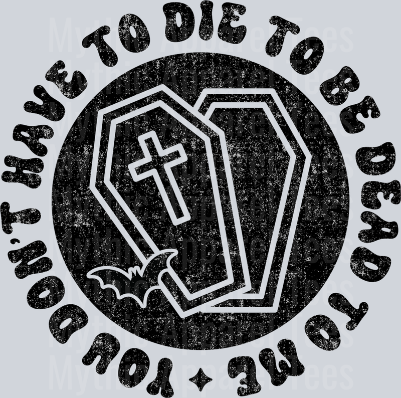 Distressed You Dont Have To Die Pocket