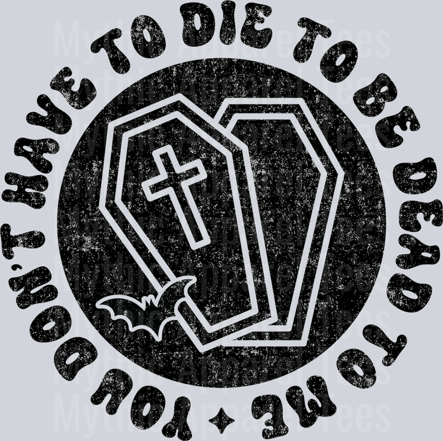 Distressed You Dont Have To Die Pocket