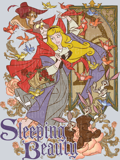 Sleeping beauty classic shirt design DTF Disney Transfers