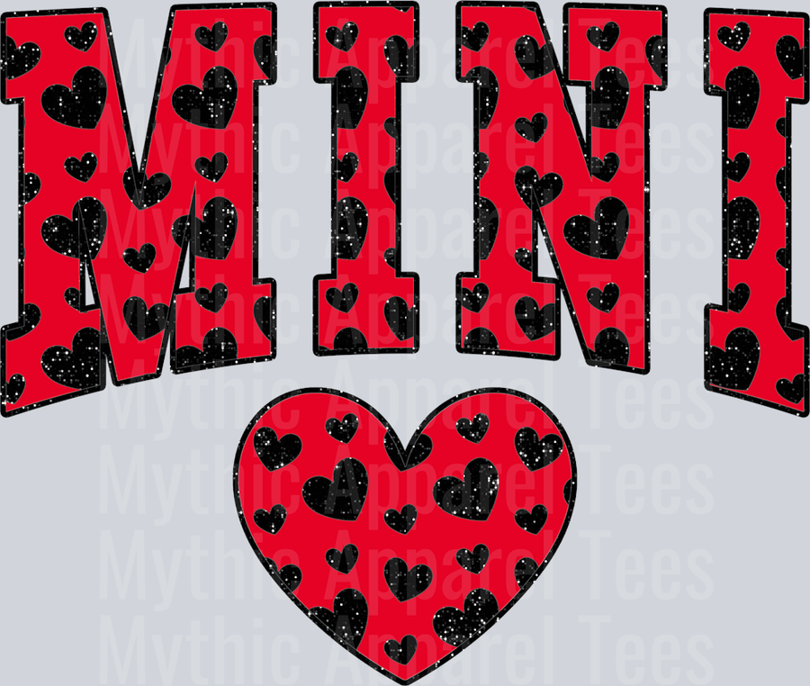 Mini Wavy Retro Funny Designs Valentines Day