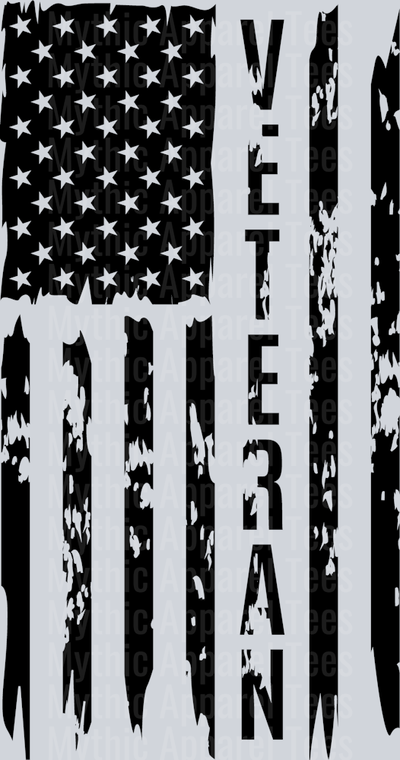Veteran usa flag design Military DTF Patriotic Transfers