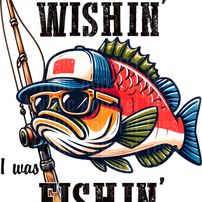 Fishing DTF Transfer