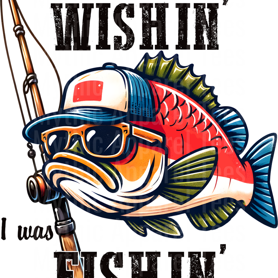 Fishing DTF Transfer