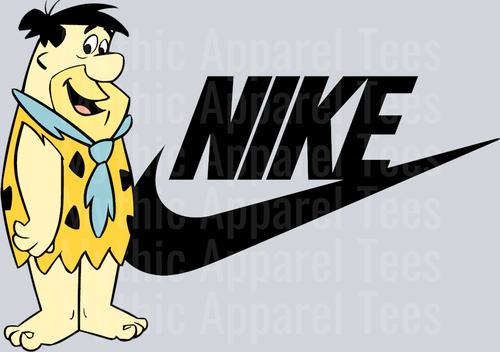 Fred Flintstone The Flintstones JUST DO IT DTF Nike Transfers