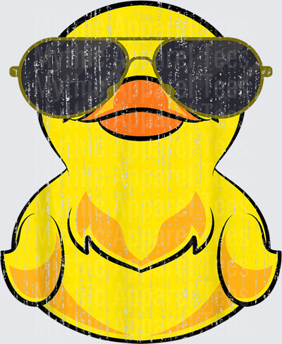 Jeep Ducks Cool Rubber Duck Aviator Sunglasses Distressed