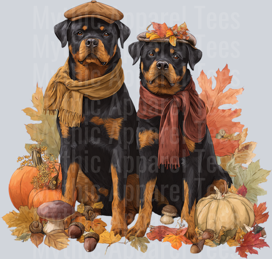 fall rottweiler png