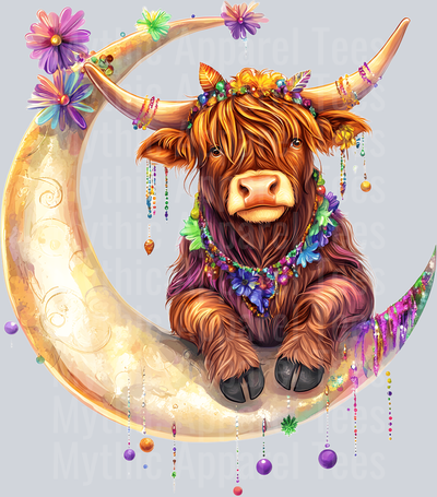 AZ824 Mardi Gras Highland Cow (11)