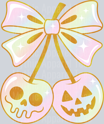 Halloween Iridescent Cherries Pumpkin PNG_processed