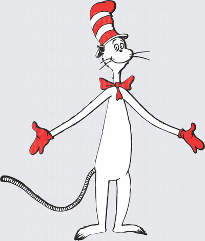 DR Seuss Cat in the Hat Arms Wide Open Pose